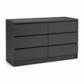 Moderne Kommode Anthrazit mit Softclose-Schubladen 120x45x82 cm